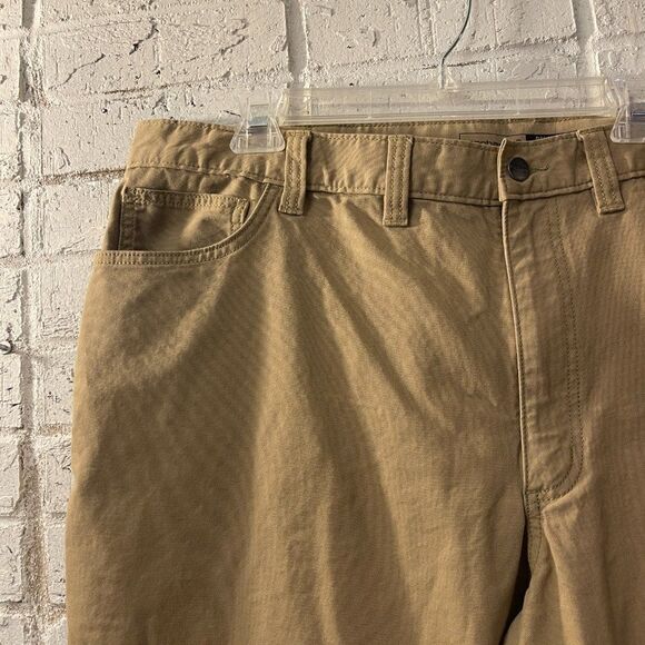 Carhartt Relaxed Fit Work Pants Men's 44x30 Brown Canvas - Picture 3 of 13
